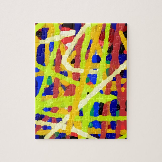 Colorful Abstract Artwork Jigsaw Puzzle (Vertical)