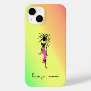 Colorful Abstract Awesome Woman Warrior Mum's Case-Mate iPhone 14 Case