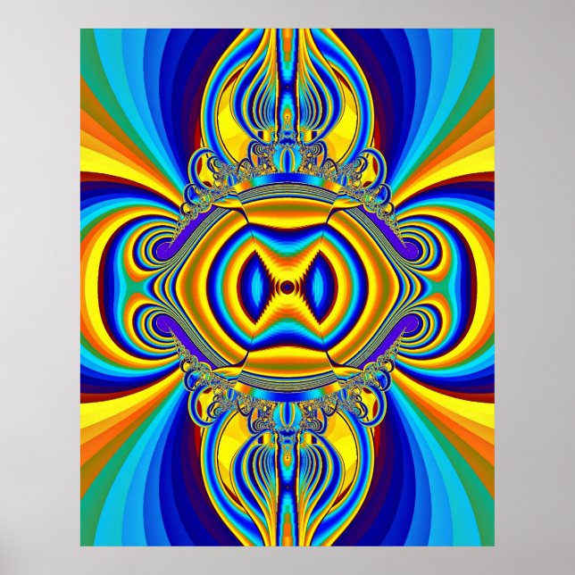 Colorful Abstract Background-14334 Poster (Front)