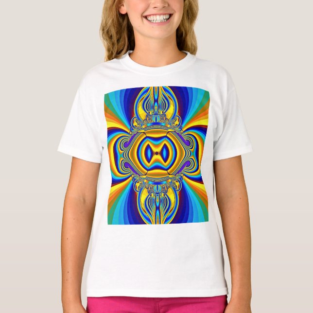 Colorful Abstract Background-14334 T-Shirt (Front)