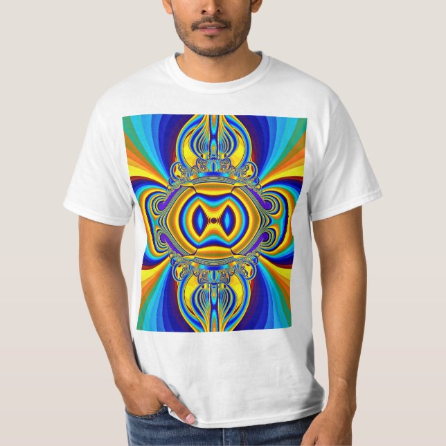 Colorful Abstract Background-14334 T-Shirt (Front)