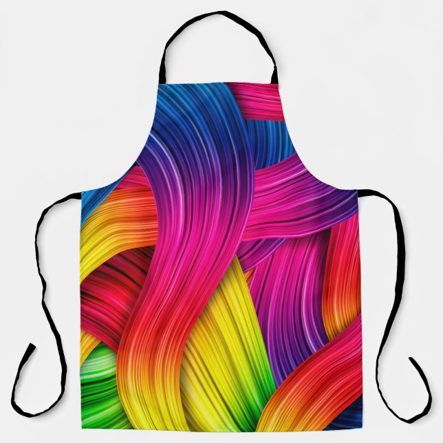 colorful abstract backgroundbackground,color,abstr apron (Front)