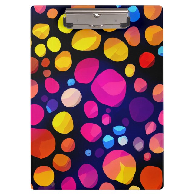 Colorful Abstract Clipboard (Front)