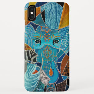 Colorful Abstract Elephant composition iPhone XS Max Case