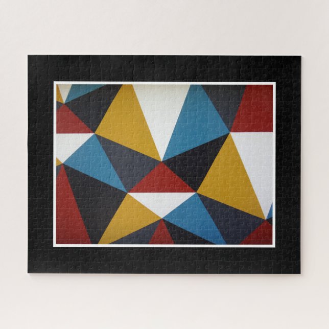 Colorful Abstract Fun Hard Difficult Colorful Jigsaw Puzzle (Horizontal)