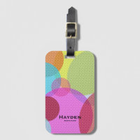Colorful Abstract Geometric Circles Personalised