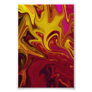 Colorful abstract painting photo print