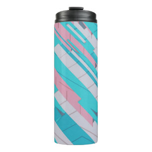 Colorful Abstract Pattern Thermal Tumbler