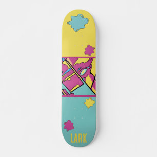 Colorful Abstract Pop Art Personalized Skateboard