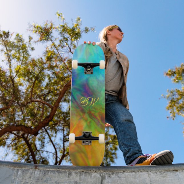 Colorful Abstract Skateboard (Outdoor 1)