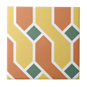 Colorful Abstract, Small(4.25" x 4.25") Ceramic Tile