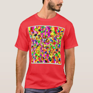 Colorful Abstract Spectrum Pattern T-Shirt