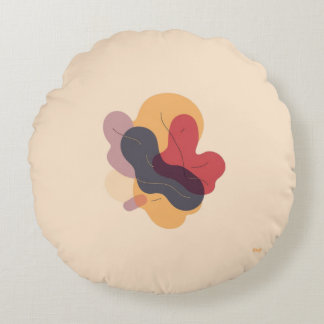 Colorful Abstract Throw Pillow