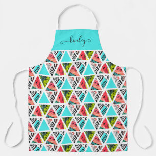 Colorful Abstract Tropical Pattern Apron
