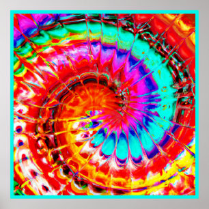 Colorful Abstractions Pattern Art Poster