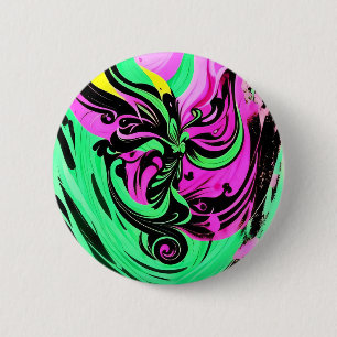 Colorful Abyss 6 Cm Round Badge