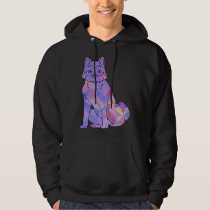 Colorful Akita Hoodie