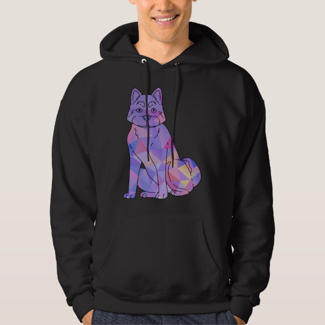 Colorful Akita Hoodie (Front)