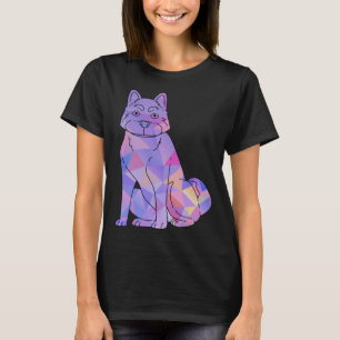 Colorful Akita T-Shirt
