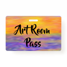 Colorful and Fun School Pass