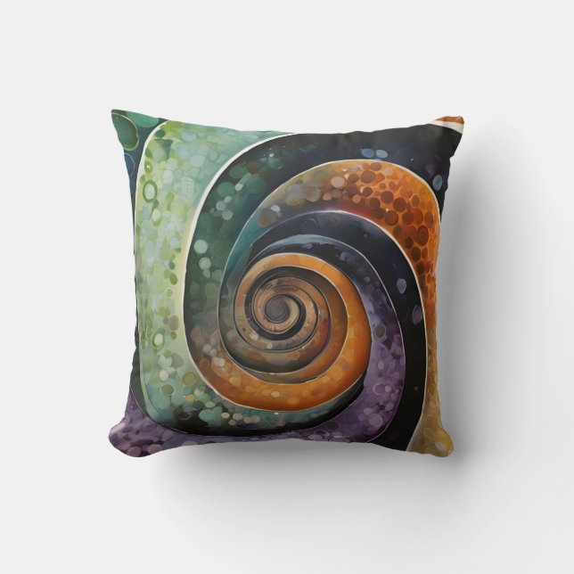colorful and modern, design with spiral cushion (Front)