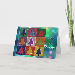 Colorful And Unique Holiday Greeting Card