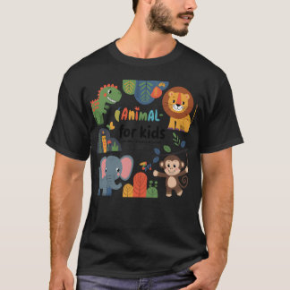 Colorful Animal Fun Apparel for retro T-Shirt