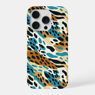 Colorful Animal Print 09 iPhone 15 Pro Case