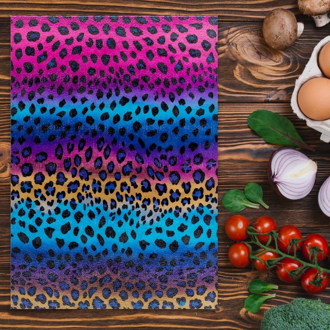Colorful Animal Print Art Chopping Board (Creator Uploaded)