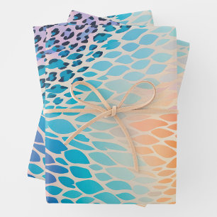 Colorful Animal Print Art Wrapping Paper Sheets