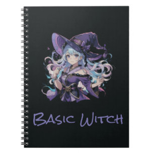 Colorful/Anime/witch/Halloween Notebook