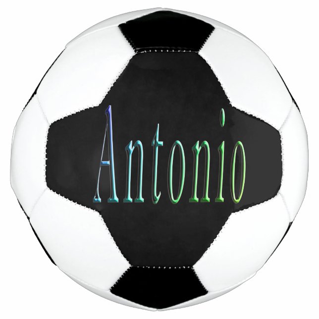 Colorful Antonio Name, Soccerball (Front)