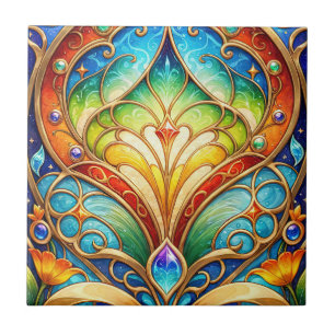 Colorful Arabic Ceramic Tile