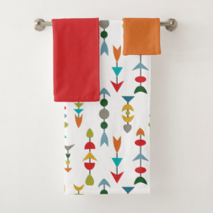 Colorful Arrows Bath Towel Set