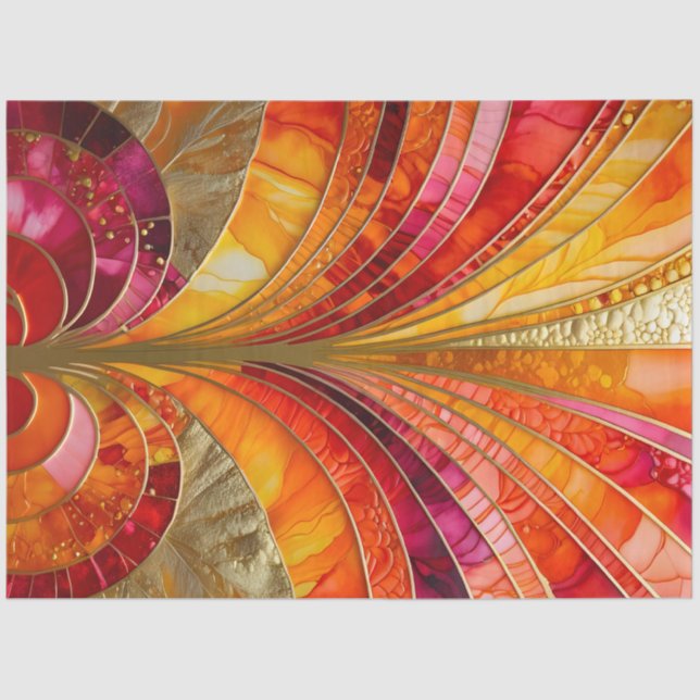 Colorful Art Deco Tissue Paper (Front)