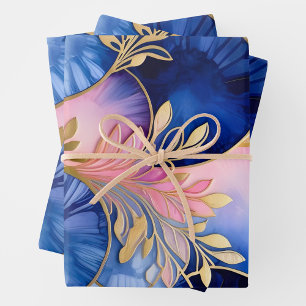 Colorful Art Deco Wrapping Paper Sheets