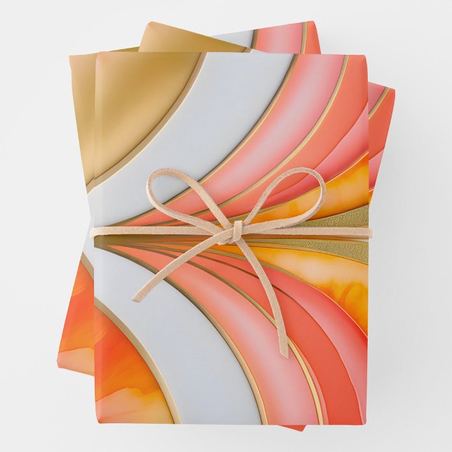 Colorful Art Deco Wrapping Paper Sheets (Creator Uploaded)