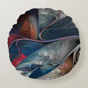 Colorful Art Throw Pillow