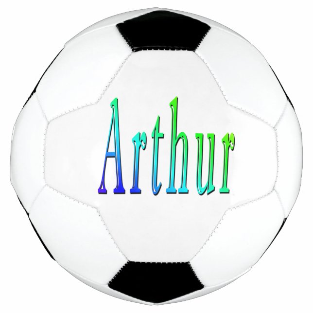 Colorful Arthur Name, Soccerball (Front)