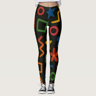 Colorful Artistic Background  Leggings