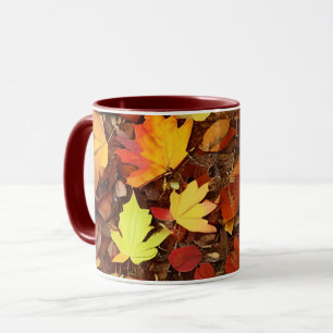 Colorful Autumn Leaves Mug
