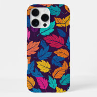 Colorful Autumn Leaves Pattern Vibrant Fall