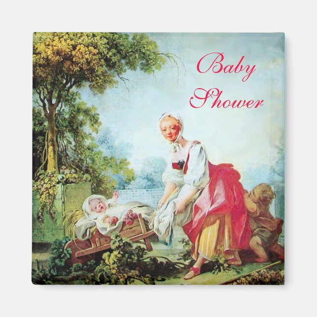 COLORFUL BABY SHOWER MAGNET (Front)