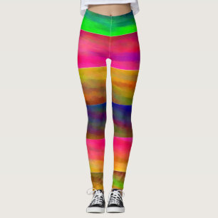 colorful bands leggings