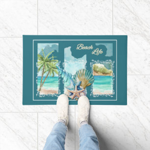 Colorful Beach Life Doormat