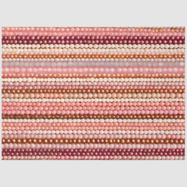 Colorful Bead Art Tissue Paper (Front)