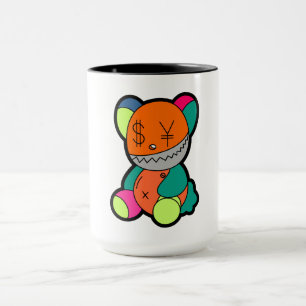 Colorful bear mug