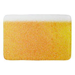 Colorful beer bath mat
