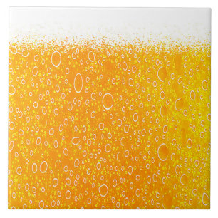 Colorful beer ceramic tile