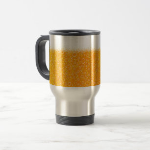 Colorful beer travel mug